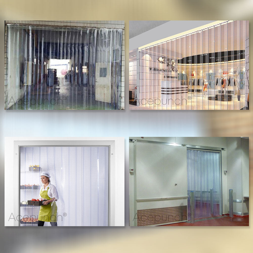 Acepunch 0.5mm Thick PVC Plastic Strip Curtain AP1173 AP1181