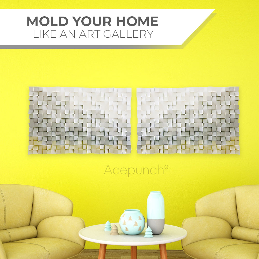 Acepunch 3D Multi-Color Geometric Wood Art Horizon AP1297