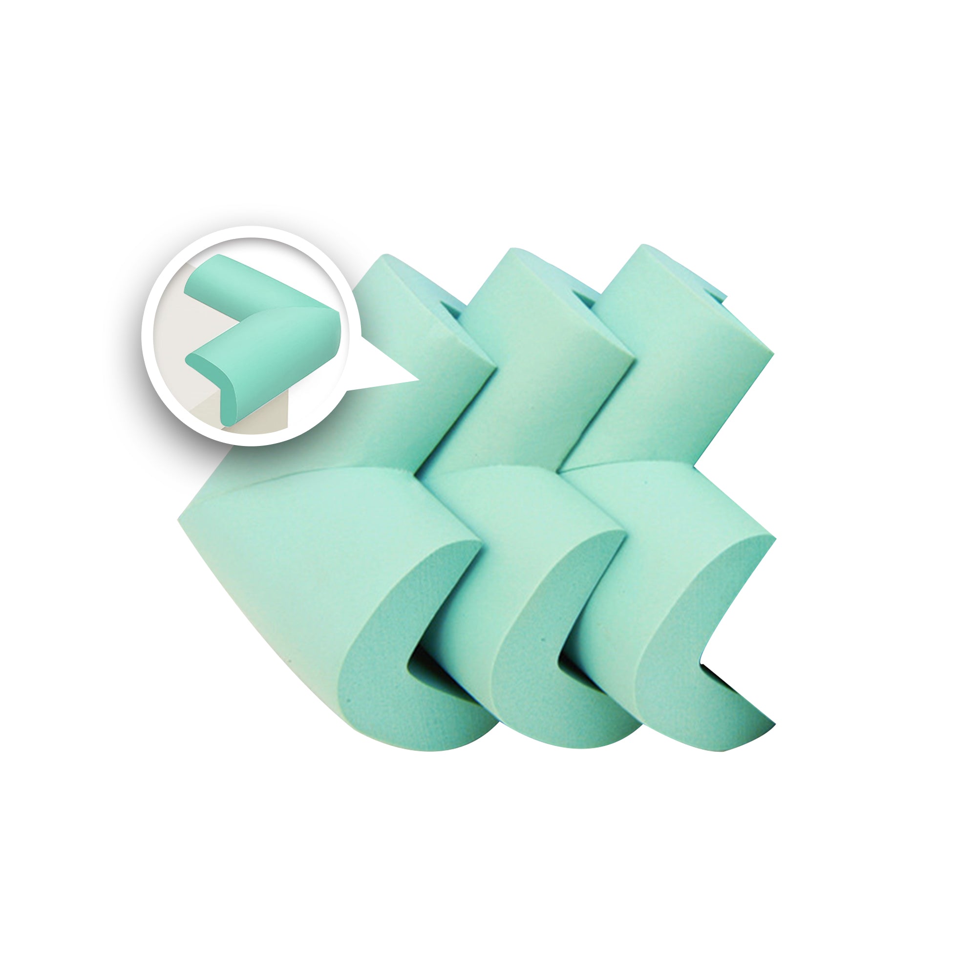 Acepunch 3Pcs L Shape Corner Anti-collision Corner Cover/Protector - AP1365