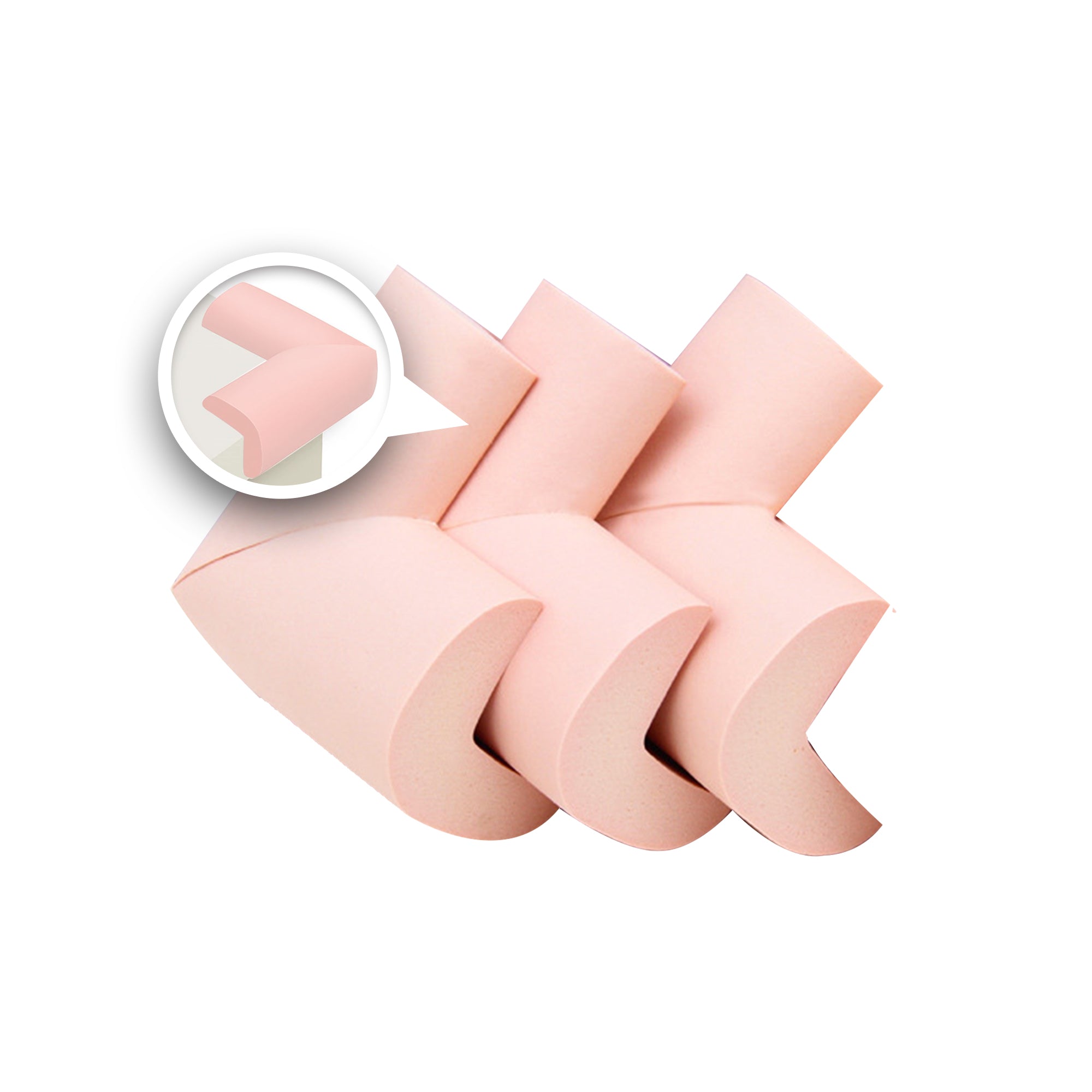 Acepunch 3Pcs L Shape Corner Anti-collision Corner Cover/Protector - AP1365