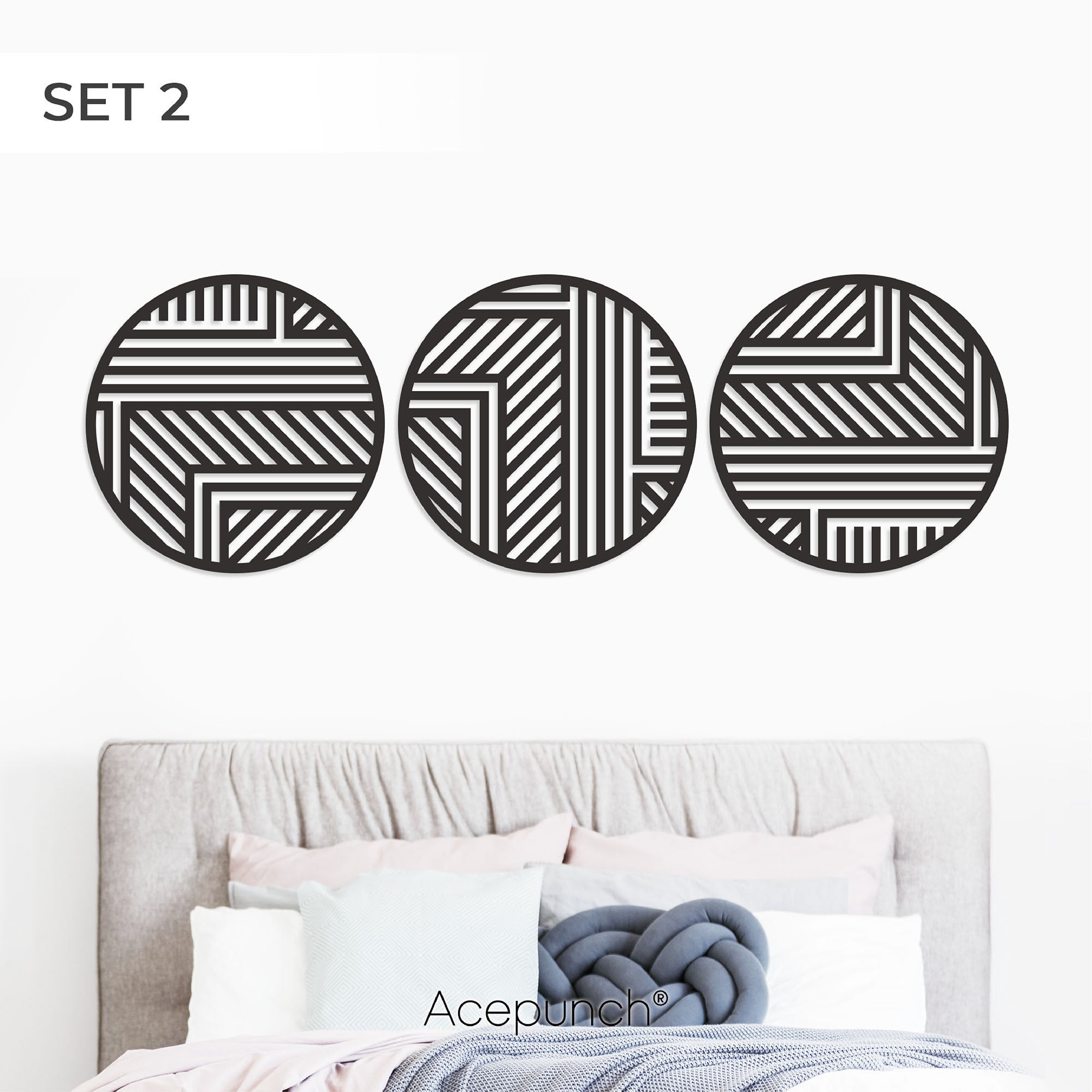 Acepunch Zen Wood Wall Art Decor AP1289