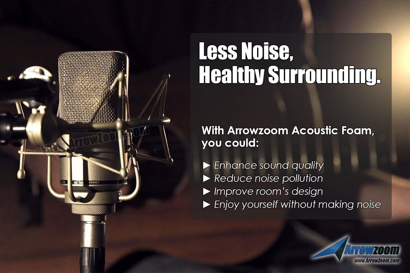 Less noise and reduce noise pollution | arrowzoom
