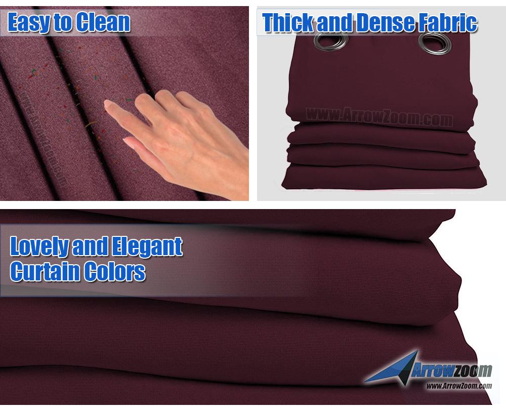 Acepunch 99.9% Black Out Soundproofing Curtain Acoustical Treatment Room Darkening Sound and Thermal Insulation KK1145