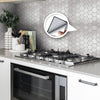 Acepunch Iron Hive Adhesive Peel and Stick Aluminum Metal Tile Backsplash - AP1342