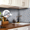Acepunch Pacific Mosaic Adhesive Peel and Stick Aluminum Metal Tile Backsplash - AP1340