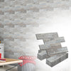 Acepunch Aged Look Lumber Sheet Adhesive Peel and Stick PVC Tile Backsplash - AP1345