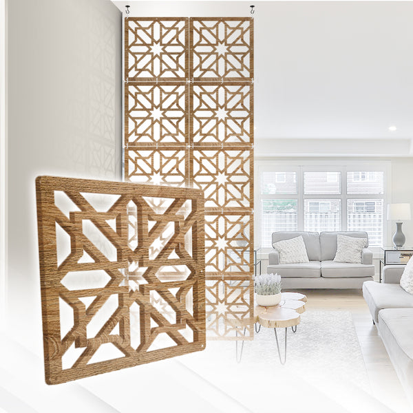 Acepunch Cosmic Star Refined Hanging Wooden DIY Curtain / Room Divider - AP1294