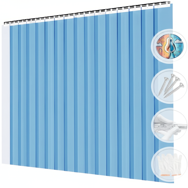 Acepunch 1mm Thick PVC Plastic Strip Curtain AP1173 AP1181