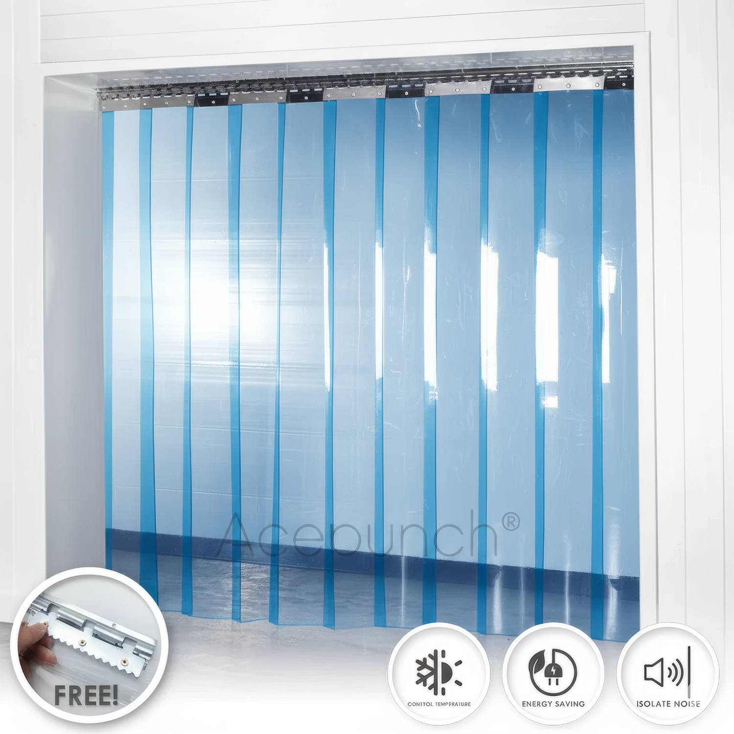 Acepunch 1mm Thick PVC Plastic Strip Curtain AP1173 AP1181