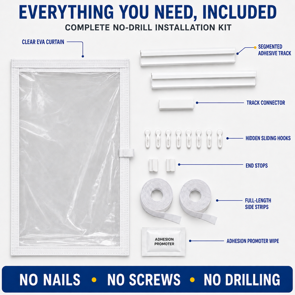 Acepunch PVC Magnetic Door Sliding Curtain With hook and Loop Tape AP1502