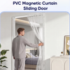 Acepunch PVC Magnetic Door Sliding Curtain With hook and Loop Tape AP1502