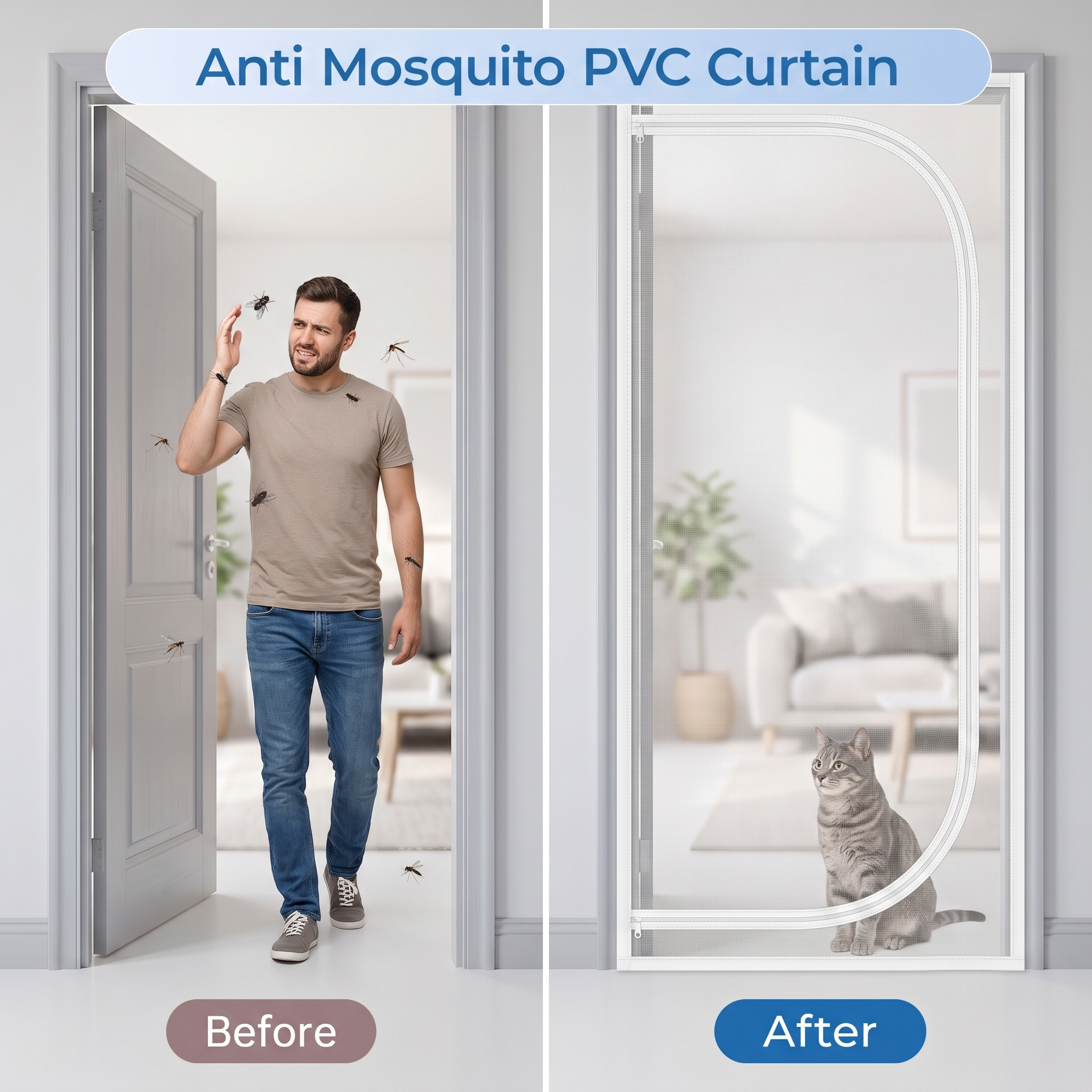 Acepunch Bugs-Free Mesh curtain AP1504