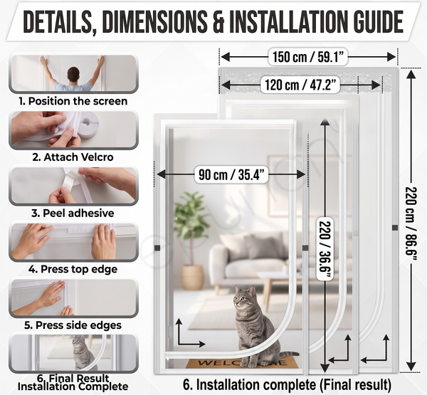 Acepunch Bugs-Free Mesh curtain AP1504