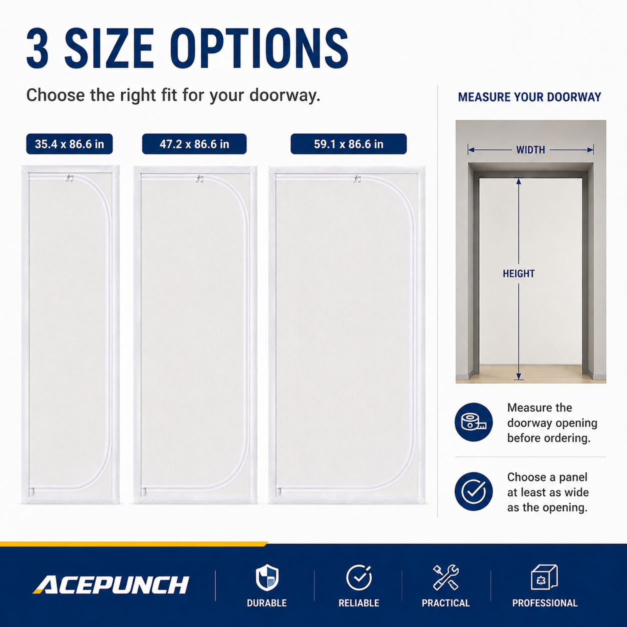 Acepunch Bugs-Free Mesh curtain AP1504