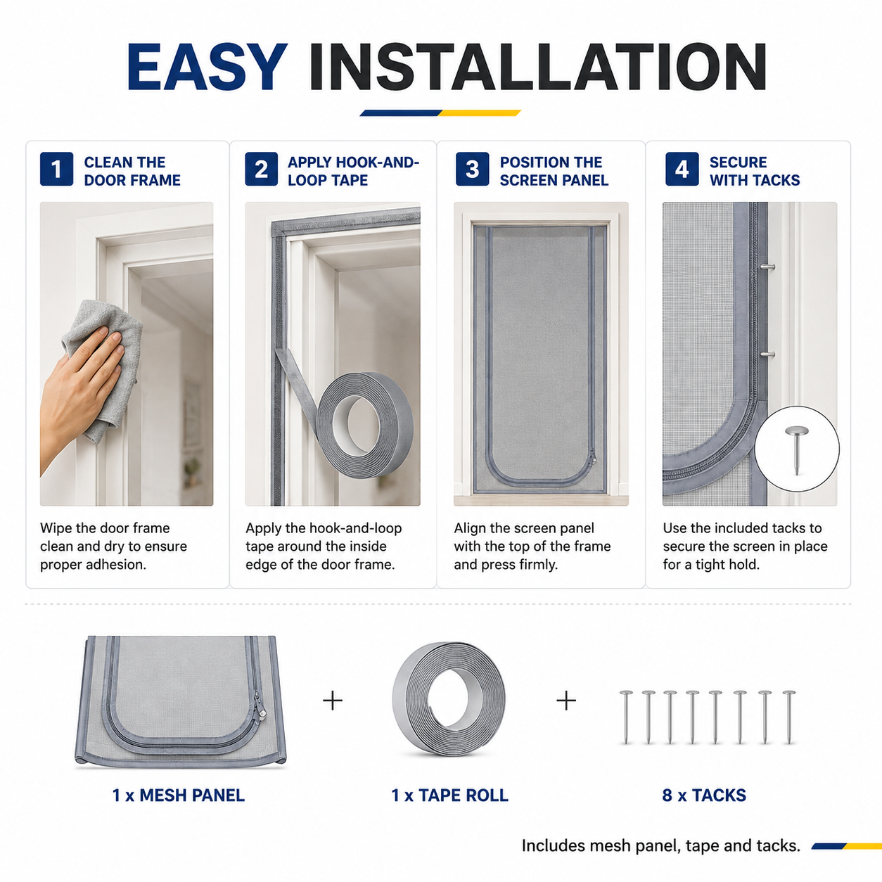Acepunch Bugs-Free Mesh curtain AP1504
