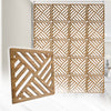 Acepunch Diagonal Stripes Lavish Hanging Wooden DIY Curtain / Room Divider - AP1291