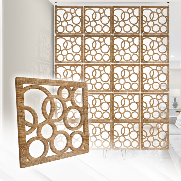 Acepunch Orbit Premium Hanging Wooden DIY Curtain / Room Divider - AP1293