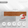 Acepunch Classic Rubber Wall Self-Adhesive Textured Finish Premium Baseboard Trim - AP1380