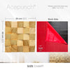 Acepunch Genuine 3D Geometric Style Wooden Wall Art Panel 30 x 30cm (12 x 12in) AP1234