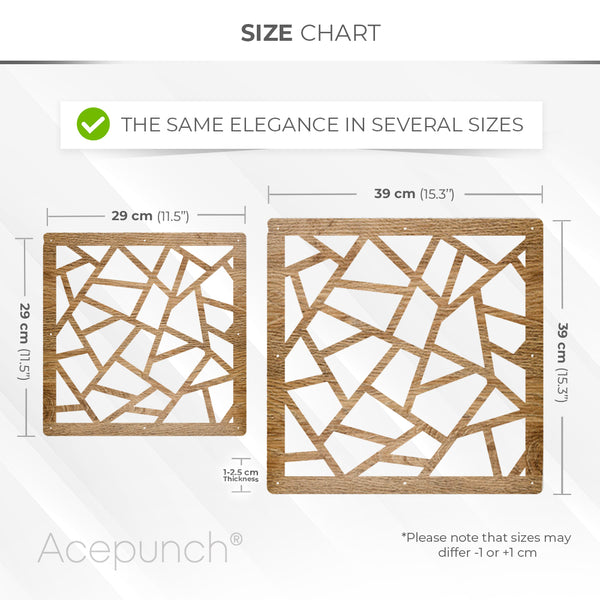 Acepunch Scattered Timber Exclusive Hanging Wooden DIY Curtain / Room Divider - AP1290