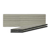 Acepunch Light Timber Rubber Wall Self-Adhesive Textured Finish Premium Baseboard Trim - AP1377