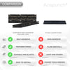 Acepunch Black Marble Rubber Wall Self-Adhesive Textured Finish Premium Baseboard Trim - AP1379