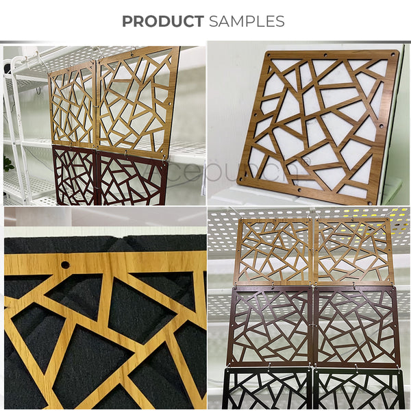 Acepunch Orbit Premium Hanging Wooden DIY Curtain / Room Divider - AP1293