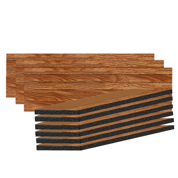 Acepunch Classic Rubber Wall Self-Adhesive Textured Finish Premium Baseboard Trim - AP1380