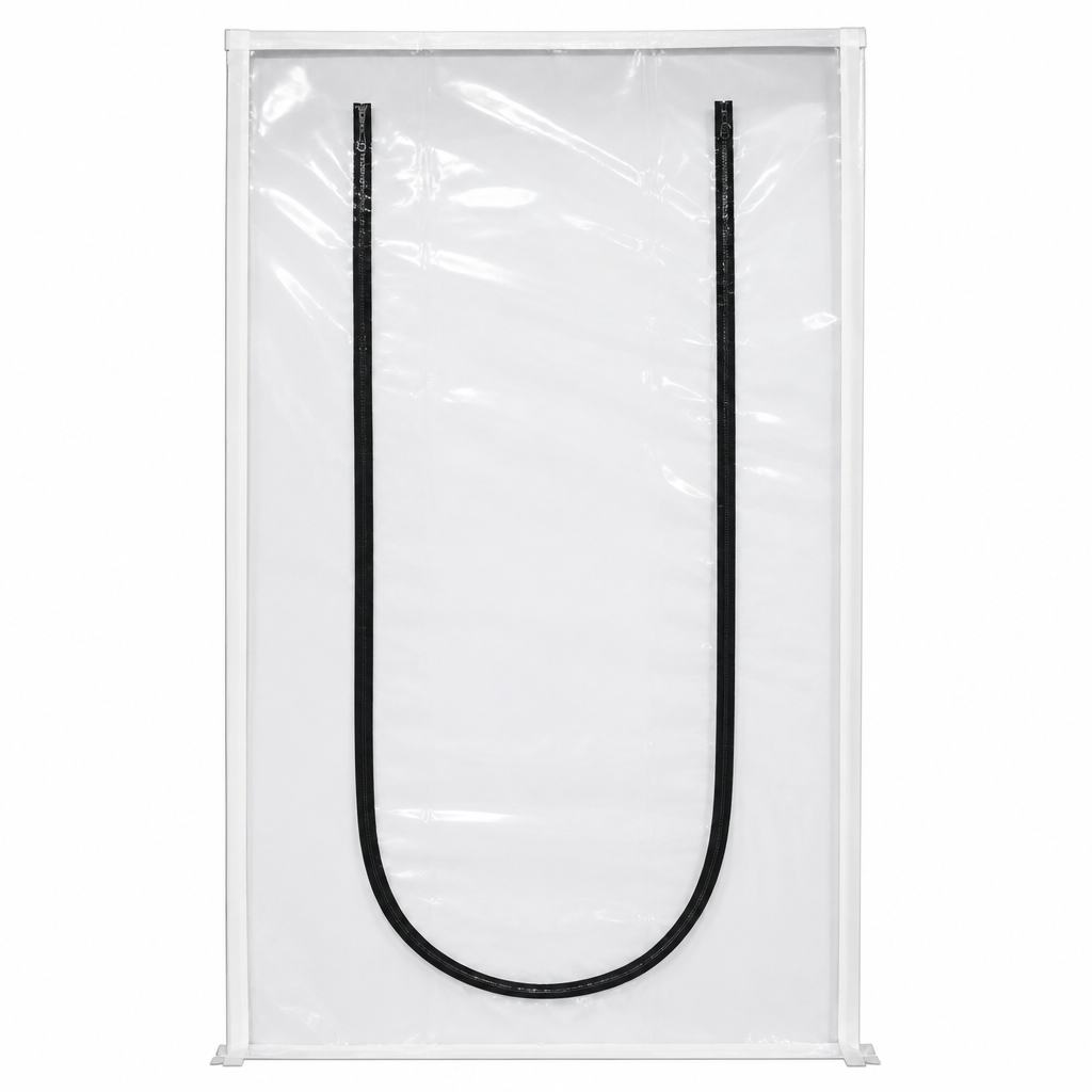 Acepunch PVC Curtain Dust-proof partitioning U-Shape Door Curtain  AP1503