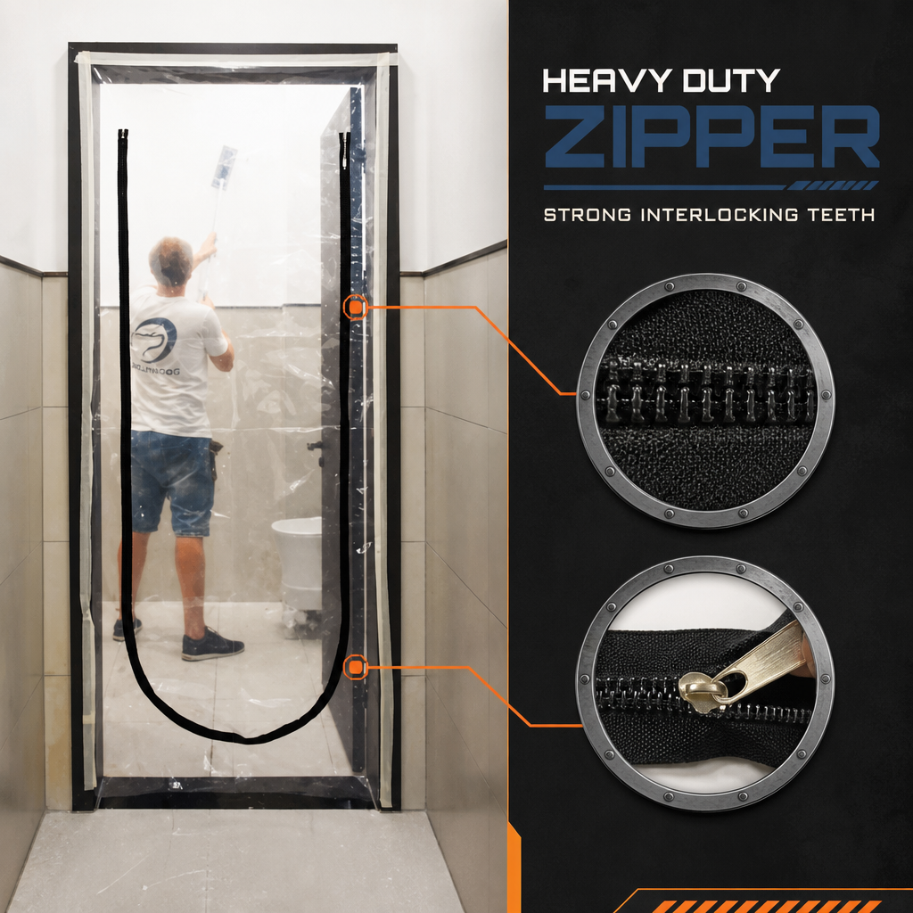 Acepunch PVC Curtain Dust-proof partitioning U-Shape Door Curtain  AP1503
