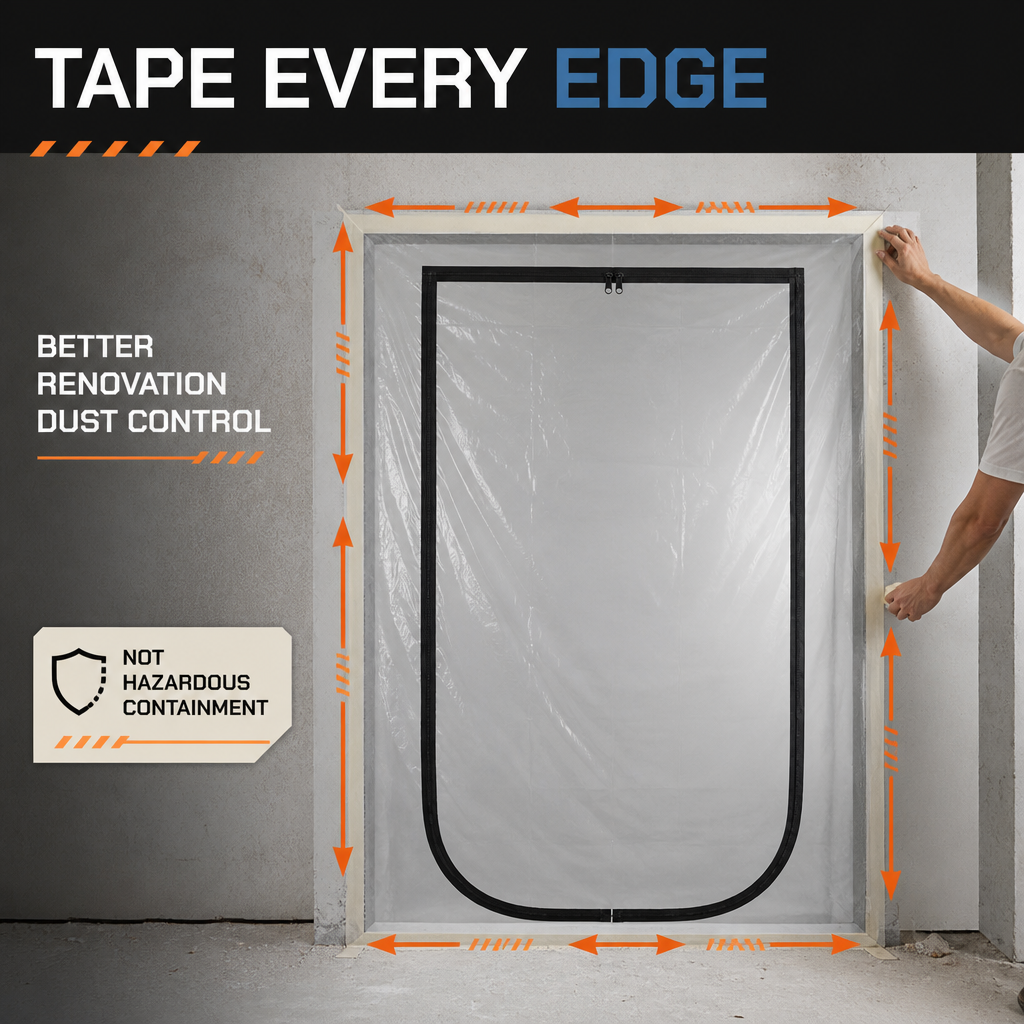 Acepunch PVC Curtain Dust-proof partitioning U-Shape Door Curtain  AP1503