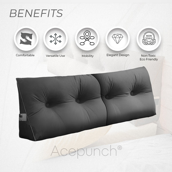 Acepunch Reading Wedge Pillow Comfortable Ergonomic Cushion - KK1419