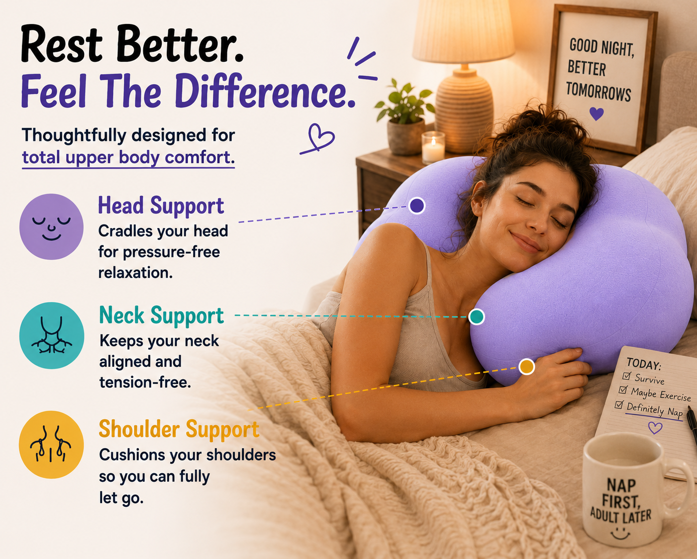 Acepunch Butt Memory Pillow - AP