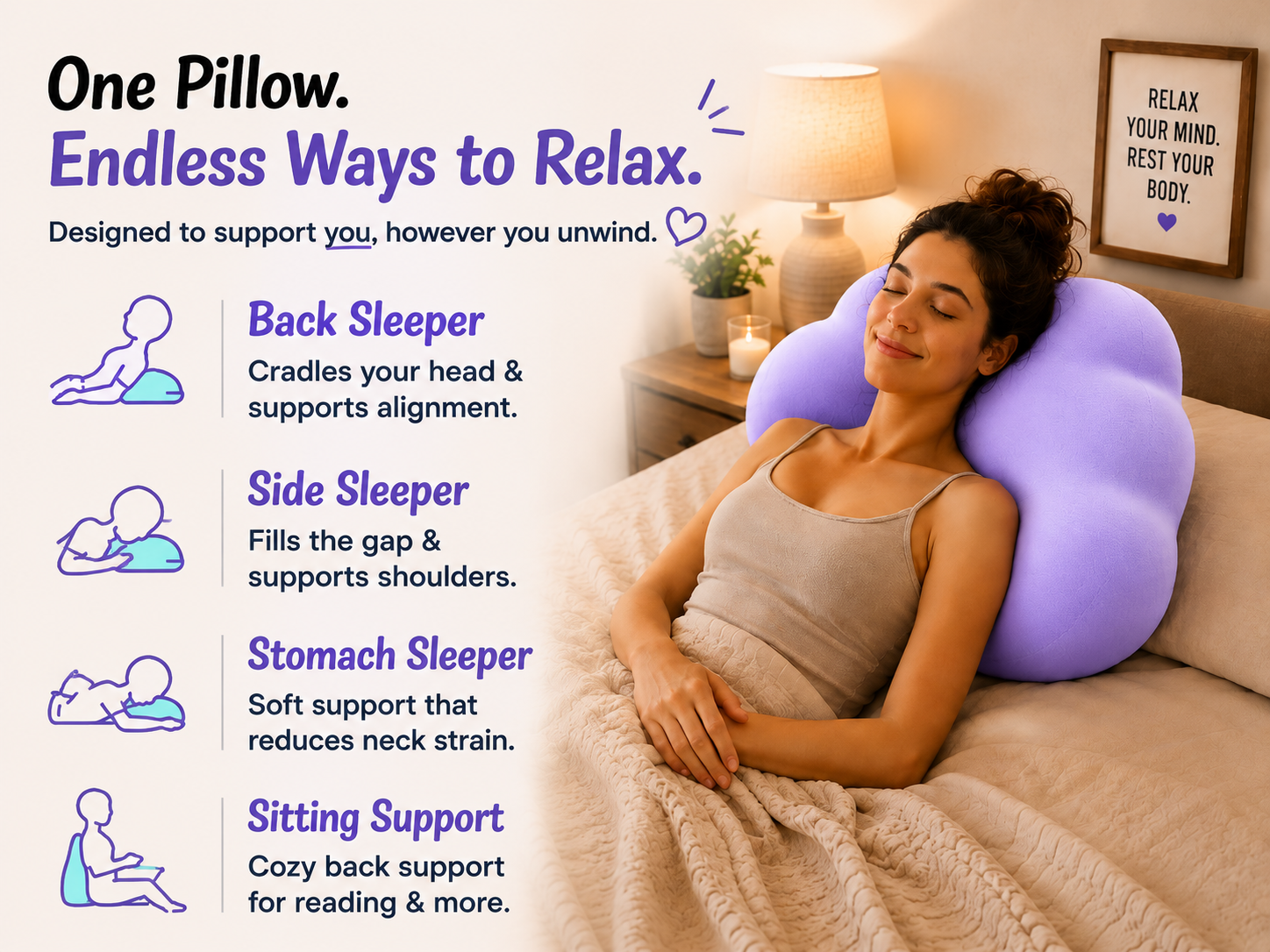 Acepunch Butt Memory Pillow - AP