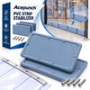 Acepunch PVC Strip Curtain Stabilizer – Bottom Weight Plates for Vinyl Strip Doors AP1505