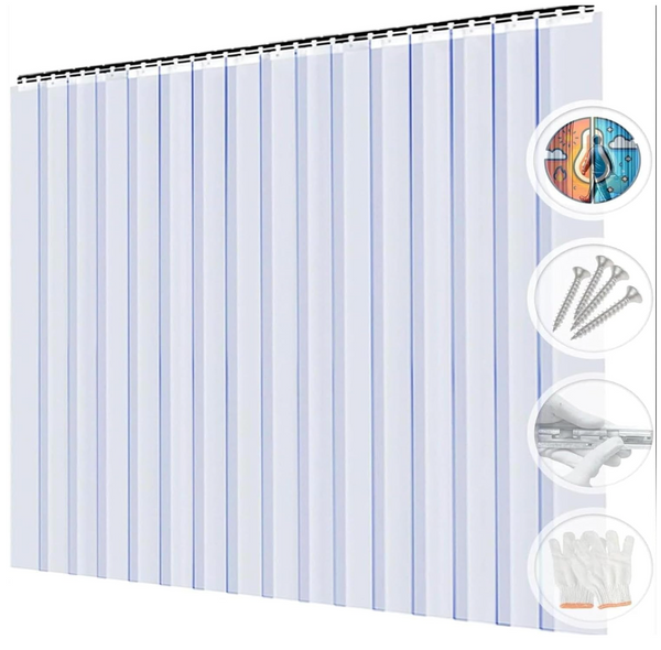 Acepunch 1mm Thick PVC Plastic Strip Curtain AP1173 AP1181