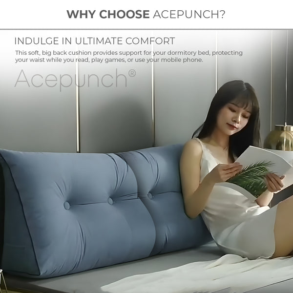 Acepunch Reading Wedge Pillow Comfortable Ergonomic Cushion - KK1419