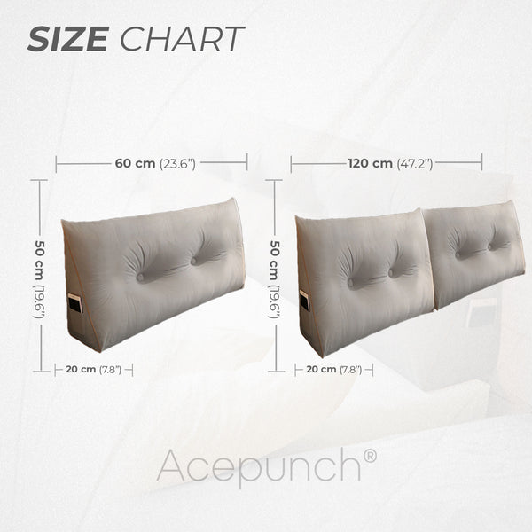 Acepunch Reading Wedge Pillow Comfortable Ergonomic Cushion - KK1419