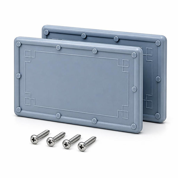 Acepunch PVC Strip Curtain Stabilizer – Bottom Weight Plates for Vinyl Strip Doors AP1505