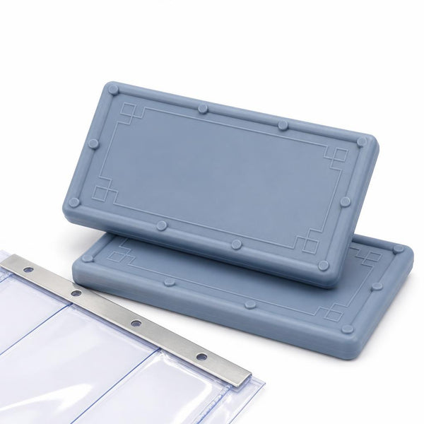 Acepunch PVC Strip Curtain Stabilizer – Bottom Weight Plates for Vinyl Strip Doors AP1505