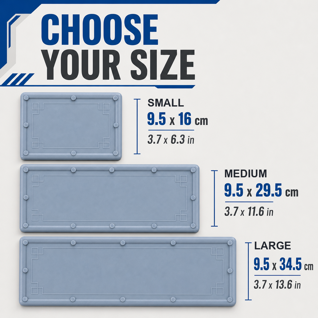 Acepunch PVC Strip Curtain Stabilizer – Bottom Weight Plates for Vinyl Strip Doors AP1505