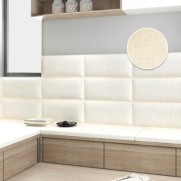 Acepunch Luxury Leather Fabric Cotton Wall Anti Collision Headboard - AP1366