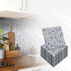 Acepunch Pacific Mosaic Adhesive Peel and Stick Aluminum Metal Tile Backsplash - AP1340