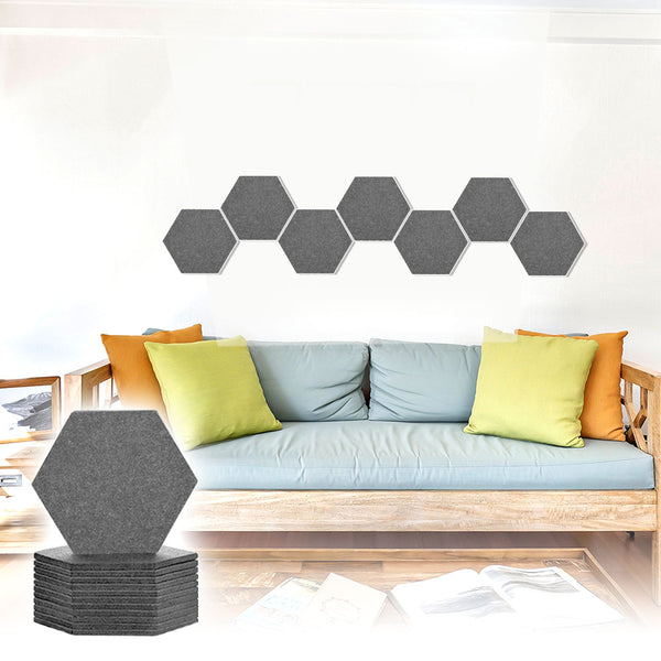 Acepunch Adhesive Velcro Mix And Match Hexagon Felt Wall Panel AP1224