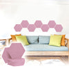 Acepunch Adhesive Velcro Mix And Match Hexagon Felt Wall Panel AP1224