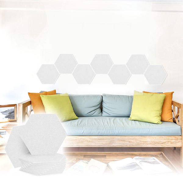 Acepunch Adhesive Velcro Mix And Match Hexagon Felt Wall Panel AP1224