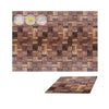 Acepunch Refined Elegance Handcrafted Walnut Mosaic Panel 30 x 30cm (12 x 12in) - AP1363