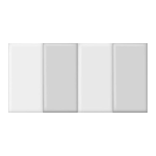 Acepunch Vibrant Color Combination Leather Wall Anti Collision Headboard - AP1369