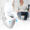 2 / 6 Inches Ergonomic Raised Toilet Seat with Lid - MO30004