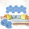 Acepunch Adhesive Velcro Mix And Match Hexagon Felt Wall Panel AP1224